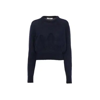 Chloé Logo sweater in alpaca wool & silk knit | Thumbnail 1