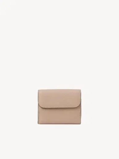Chloé Mini Alphabet tri-fold in grained leather | Thumbnail 4 Chloé Mini Alphabet tri-fold in grained leather | Thumbnail 4