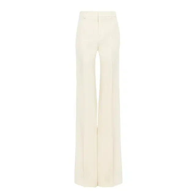 Chloé High-rise flared pants in wool grain de poudre