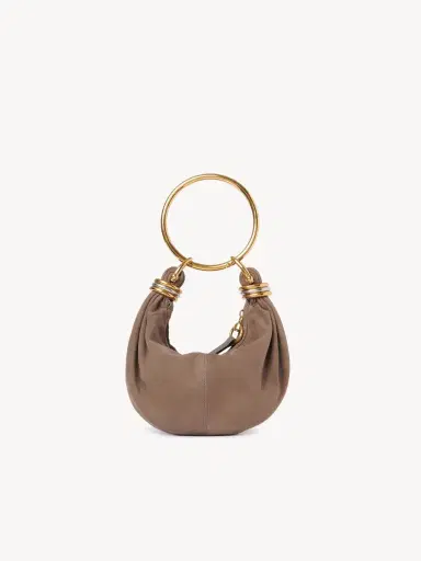 Chloé Mini Bracelet Hobo bag in suede leather | Thumbnail 2