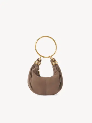 Chloé Mini Bracelet Hobo bag in suede leather | Thumbnail 5