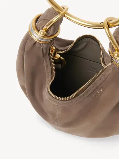 Chloé Mini Bracelet Hobo bag in suede leather | Thumbnail 6