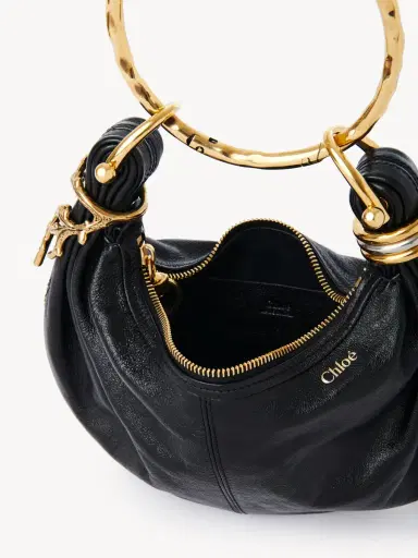 Chloé Mini Bracelet Hobo bag in grained leather | Thumbnail 6