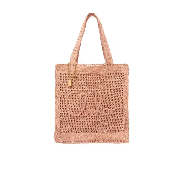 Chloé Summer Banana tote bag in raffia