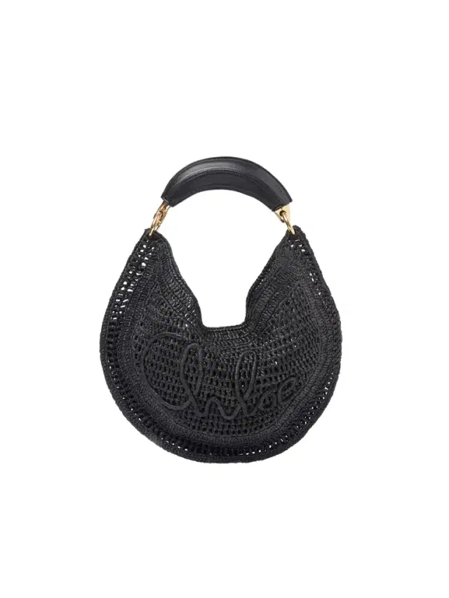 Chloé Summer Banana hobo bag in raffia