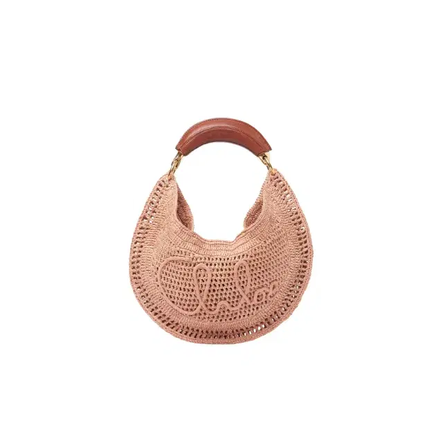 Chloé Summer Banana hobo bag in raffia