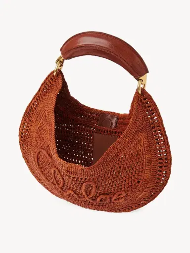 Chloé Summer Banana hobo bag in raffia | Thumbnail 6