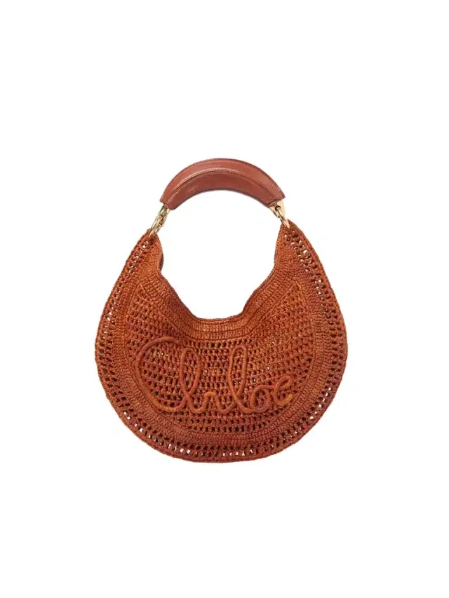 Chloé Summer Banana hobo bag in raffia