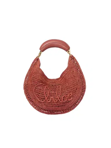 Chloé Summer Banana hobo bag in raffia | Thumbnail 1