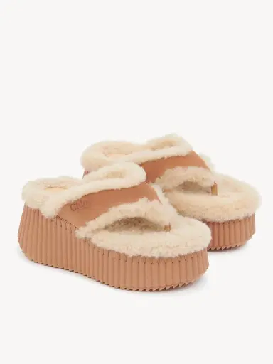 Chloé Nama wedge sandal | Thumbnail 3 Chloé Nama wedge sandal | Thumbnail 3