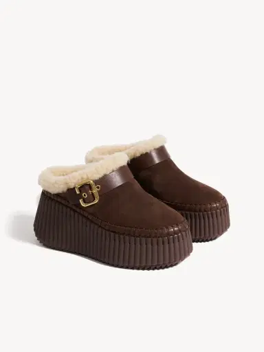 Chloé Nama wedge mule | Thumbnail 5 Chloé Nama wedge mule | Thumbnail 5