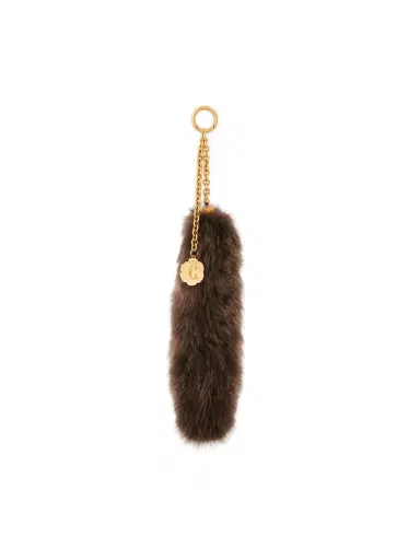 Chloé The Treasure Tails charm in shearling | Thumbnail 1 Chloé The Treasure Tails charm in shearling | Thumbnail 1