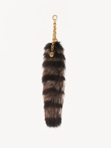 Chloé The Treasure Tails charm in shearling | Thumbnail 2 Chloé The Treasure Tails charm in shearling | Thumbnail 2