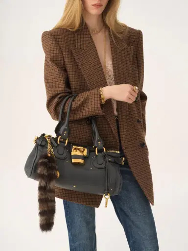 Chloé The Treasure Tails charm in shearling | Thumbnail 3 Chloé The Treasure Tails charm in shearling | Thumbnail 3