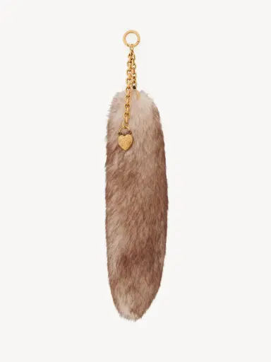 Chloé The Treasure Tails charm in shearling | Thumbnail 2 Chloé The Treasure Tails charm in shearling | Thumbnail 2