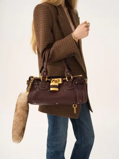 Chloé The Treasure Tails charm in shearling | Thumbnail 3 Chloé The Treasure Tails charm in shearling | Thumbnail 3