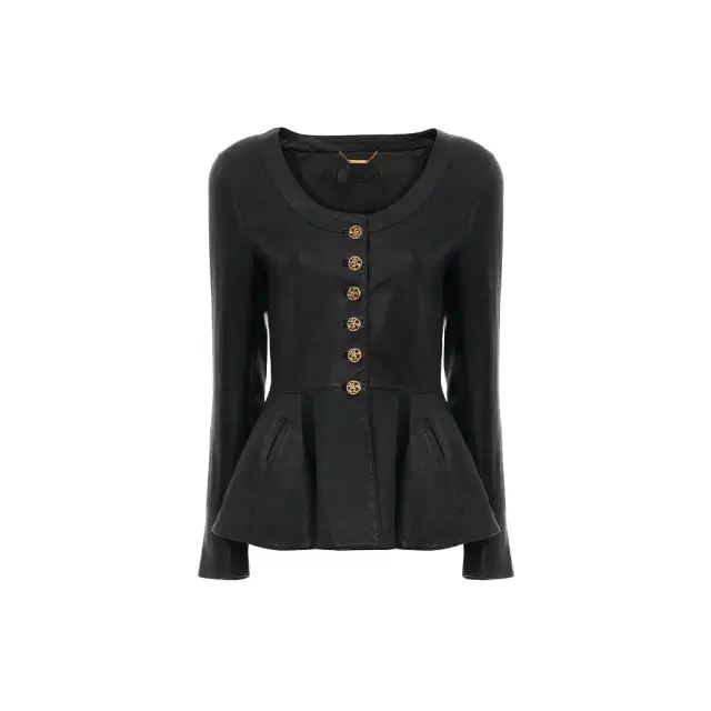 Chloé Peplum riding jacket in leather