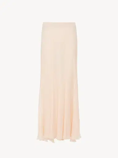 Chloé Fluid maxi skirt in silk mousseline | Thumbnail 2