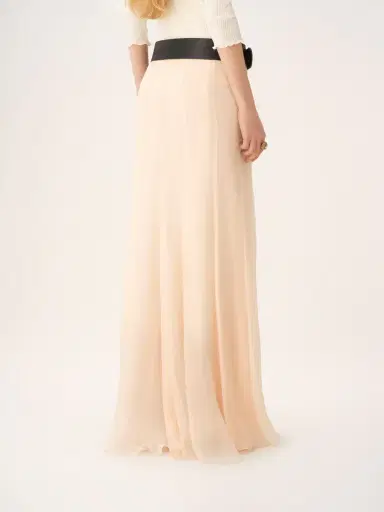 Chloé Fluid maxi skirt in silk mousseline | Thumbnail 5