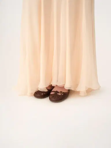 Chloé Fluid maxi skirt in silk mousseline | Thumbnail 7