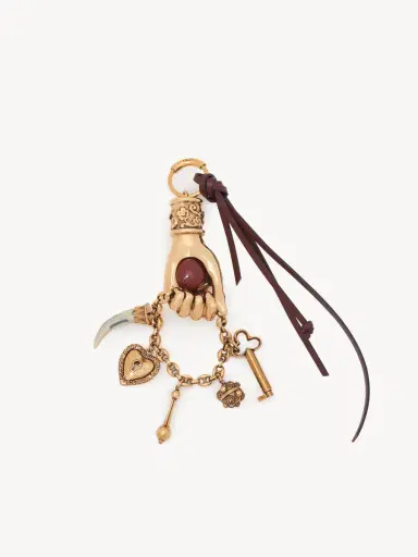 Chloé Chloé Symbols Hand bag charm in brass | Thumbnail 2