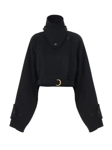 Chloé Cropped coat in double-face wool | Thumbnail 1