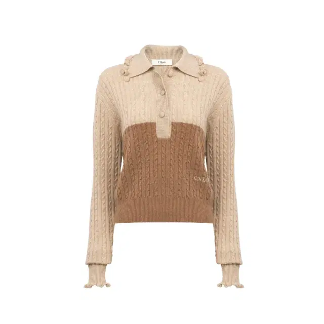 Chloé Collar sweater in a wool & cashmere knit