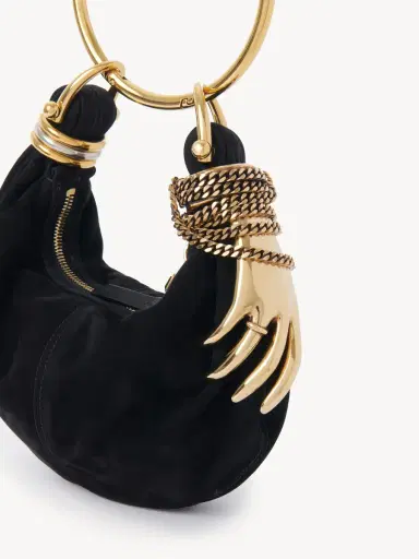 Chloé Mini Bracelet Hobo bag in suede leather | Thumbnail 7