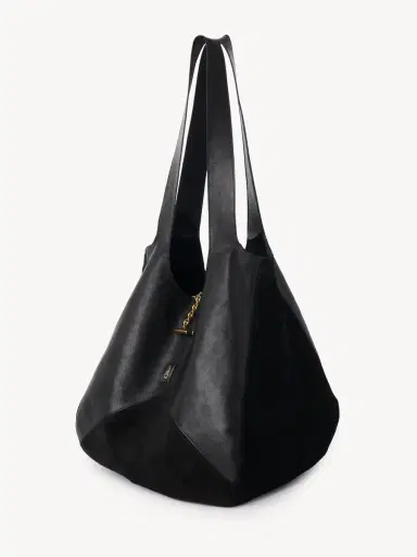 Chloé Chloé Balloon bag in grained & suede leather | Thumbnail 4 Chloé Chloé Balloon bag in grained & suede leather | Thumbnail 4