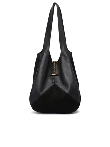 Chloé Chloé Balloon bag in grained & suede leather | Thumbnail 1 Chloé Chloé Balloon bag in grained & suede leather | Thumbnail 1