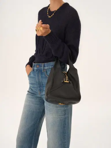 Chloé Small Chloé Balloon bag in grained leather | Thumbnail 3 Chloé Small Chloé Balloon bag in grained leather | Thumbnail 3