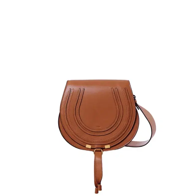 Chloé Marcie saddle bag in shiny leather