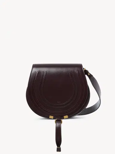 Chloé Marcie saddle bag in shiny leather | Thumbnail 2