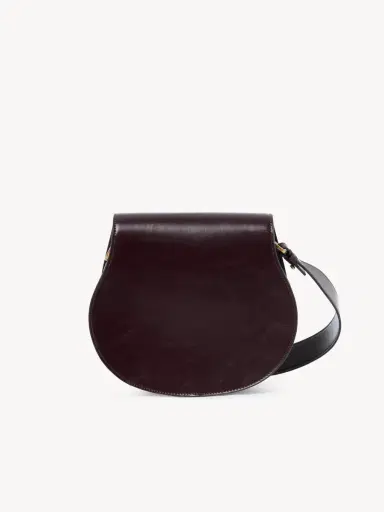 Chloé Marcie saddle bag in shiny leather | Thumbnail 5