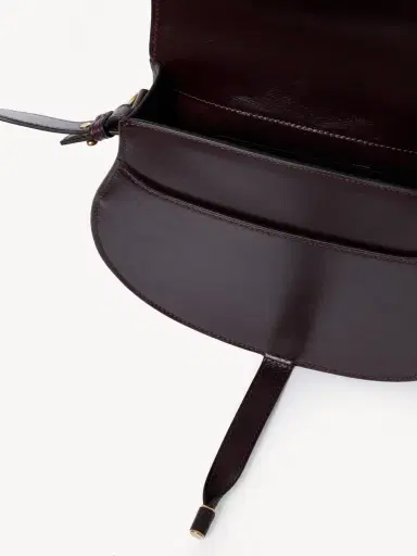 Chloé Marcie saddle bag in shiny leather | Thumbnail 6