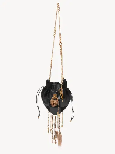 Chloé Château Treasures crossbody bag in grained & suede leather | Thumbnail 2