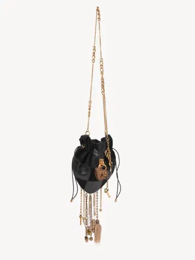 Chloé Château Treasures crossbody bag in grained & suede leather | Thumbnail 4