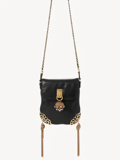 Chloé Château Treasures chain flap bag in grained leather | Thumbnail 2