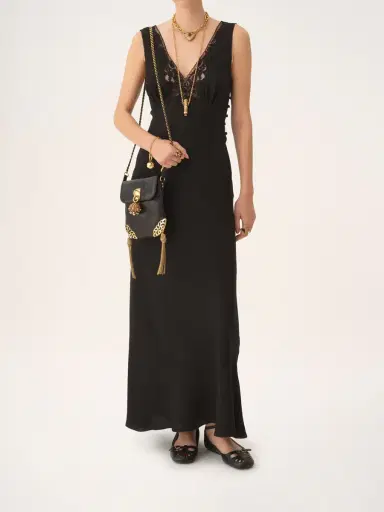 Chloé Château Treasures chain flap bag in grained leather | Thumbnail 8