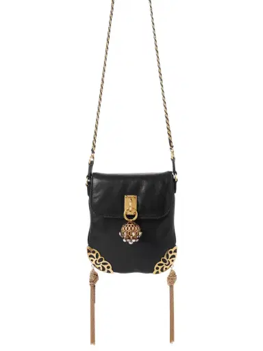 Chloé Château Treasures chain flap bag in grained leather | Thumbnail 1