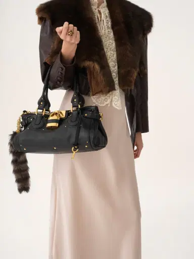 Chloé Paddington bag in grained leather | Thumbnail 3