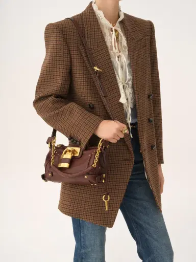 Chloé Small Paddington chain bag in grained leather | Thumbnail 3