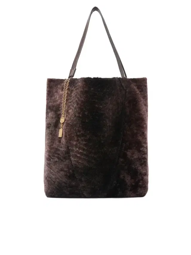 Chloé Large Chloé Spin tote bag in shearling