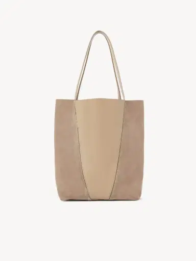 Chloé Chloé Spin tote bag in grained & suede leather | Thumbnail 5