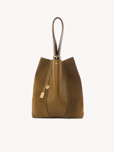 Chloé Chloé Spin tote bag in grained & suede leather | Thumbnail 2