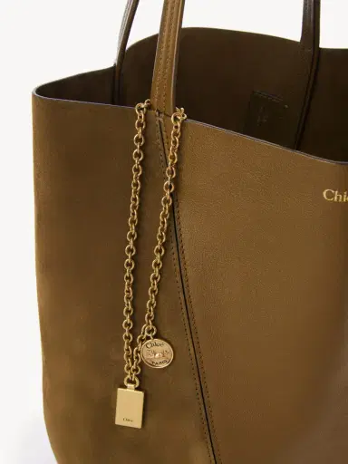 Chloé Chloé Spin tote bag in grained & suede leather | Thumbnail 5