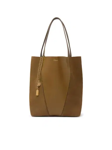 Chloé Chloé Spin tote bag in grained & suede leather | Thumbnail 6