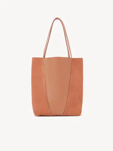 Chloé Chloé Spin tote bag in grained & suede leather | Thumbnail 4