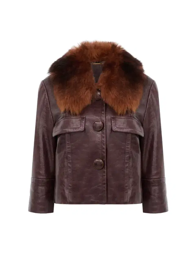 Chloé Cropped jacket in leather