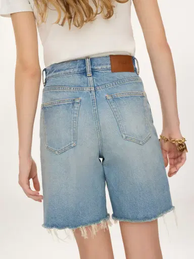 Chloé High-rise shorts in denim | Thumbnail 6